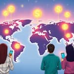 Select money transfer apps for low-fee international payments