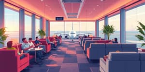 Choose travel credit cards with airport lounge access