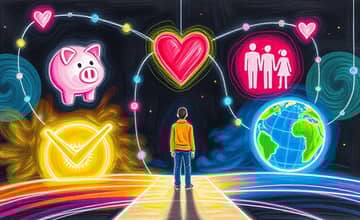 Explore the link between values and money choices