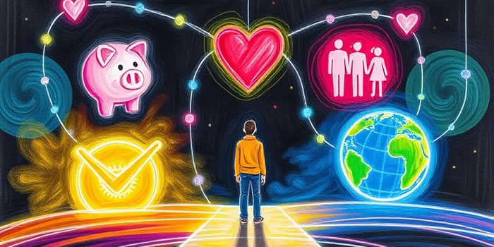 Explore the link between values and money choices