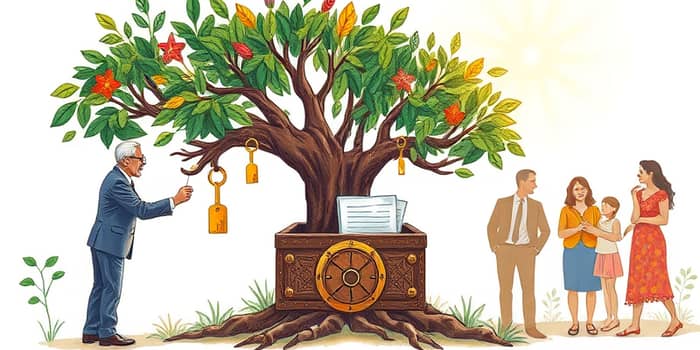 Set up a trust account for estate planning